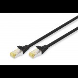 Digitus CAT6A S-FTP Patch kábel 3m fekete (DK-1644-A-030/BL) (DK-1644-A-030/BL)