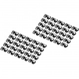 Digitus COLORCLIPS F PATCH CABLES BLACK FOR RJ45-CABLE 100 PCS (A-CC-BL)