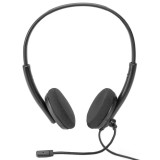 Digitus DA-12202 fejhallgató és headset Vezetékes Fejpánt Irodai Fekete