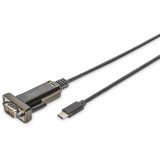 Digitus DA-70166 USB-C - VGA (apa - apa) kábel 1m - Fekete (DA-70166)