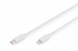 Digitus Data / Charger Cable USB-C - Lightning MFI 2m White DB-600109-020-W