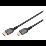 Digitus DB-330200 DisplayPort 1.4 - DisplayPort 1.4 Kábel 3m - Fekete (DB-340201-030-S)