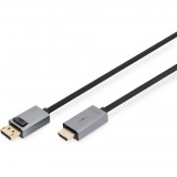 Digitus DB-340202-018-S video átalakító kábel 1,8 M DisplayPort Fekete (DB-340202-018-S)