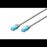 Digitus DK-1511-0025 CAT5e U/UTP PVC 0.25m patch kábel szürke (DK-1511-0025) - UTP