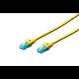 Digitus DK-1511-050/Y CAT5e U/UTP PVC 5m patch kábel sárga (Digitus DK-1511-050/Y) - UTP