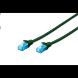 Digitus DK-1512-005/G UTP patch kábel CAT5e 0.5m zöld (DK-1512-005/G) - UTP