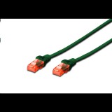 Digitus DK-1612-030/G U/UTP patch kábel CAT6 3m zöld (DK-1612-030/G) - UTP