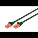 Digitus DK-1617-005/G U/UTP patch kábel CAT6 0.5m zöld - LSZH (Digitus DK-1617-005/G) - UTP