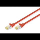 Digitus DK-1644-A-100/R CAT 6A Patch kábel 10m Piros (DK-1644-A-100/R)