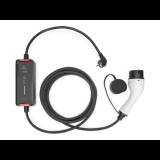 DIGITUS DK-1P16-A-050-BL EV töltő, 5 m, 230 V, F típusú 7/4 az EV Típus 2-hez, állítható töltési teljesítmény 1,8-3,7 kW, táskával (DK-1P16-A-050-BL)