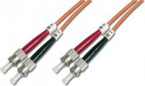 Digitus DK-2511-02 optikai patch kábel OM2 ST Duplex 2m - Narancssárga