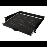 Digitus DN-19-TRAY-2-450-SW 19" 2U Kihúzható Polc - Fekete (DN-19-TRAY-2-450-SW)