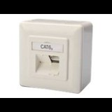 Digitus DN-9007-S-1 csatlakozóaljzat 2 x RJ-45 White (DN-9007-S-1)