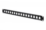 DIGITUS DN-91400 19 1U 16port fekete moduláris üres patch panel