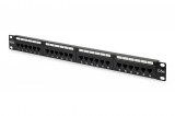 DIGITUS DN-91524U 19" 1U 24port Cat.5e fekete árnyékolatlan Patch Panel