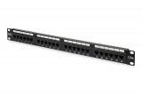 DIGITUS DN-91524U 19" 1U 24port Cat.5e fekete árnyékolatlan Patch Panel