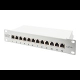 Digitus DN-91612S-EA-G 10" Patch panel - 12 port (DN-91612S-EA-G)