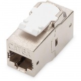 Digitus DN-93906 FTP CAT6a RJ45 inline moduláris csatlakozóaljzat Bézs (DN-93906)
