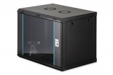 Digitus Dynamic DN-37105 19" 9U Falra szerelhető Rackszekrény Black