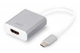 Digitus Graphic Adapter HDMI 4K 30Hz UHD to USB 3.0 Typee C, with audio, aluminium DA-70836