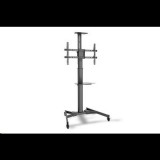 Digitus gurulós TV állvány max. 70'', max. 50kg, VESA max. 600x400 fekete (DA-90370) (DA-90370)