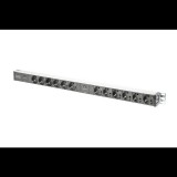 Digitus hálózati elosztó 1U 19" 12db aljzatt aluminium 2m (DN-95405) (DN-95405)