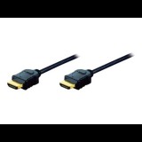 DIGITUS HDMI High Speed with Ethernet Connecting Cable - HDMI Type-A Male/HDMI Type-A Male - 5 m (AK-330107-100-S) - HDMI