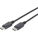 Digitus Kijelző csatlakozó Csatlakozókábel [1x DisplayPort dugó - 1x DisplayPort dugó] 2.00 m Fekete (DB-340100-020-S) - DisplayPort