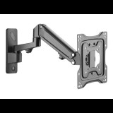 DIGITUS - mounting kit - for LCD display/ curved LCD display - gas spring, swivel arm - matte black (DA-90428)