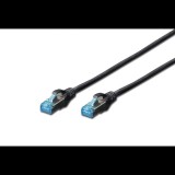 DIGITUS Patchkabel RJ45 SF/UTP Cat5e 0.50m sch. Hebelschutz Polybeutel (DK-1532-005/BL)