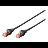 DIGITUS Professional patch cable - 50 cm - black (DK-1644-005-BL-10) - UTP