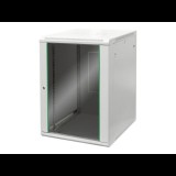 DIGITUS Rack Dynamic Basic 19" 16U 600x600 szürke fali rack szekrény (DN-19 16U-6/6-EC)