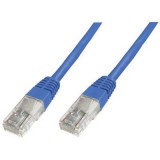 Digitus RJ45 Hálózat csatlakozókábel CAT 5e U/UTP 1x RJ45 dugó - 1x RJ45 dugó 5 m Kék UL minősített (DK-1511-050/B)