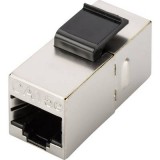 Digitus RJ45 / RJ45 csatlakozóaljzat Hálózat Átalakító CAT 5e [1x RJ45 alj, RJ45 alj, 8p8c - 1x RJ45 alj, RJ45 alj, 8p8c] Nikkel (4016032245179)