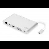 Digitus univerzális dokkoló állomás USB Type-C (DA-70861) (DA-70861)