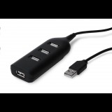 Digitus USB 2.0 4-port Hub fekete (AB-50001-1) (AB-50001-1)