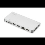 Digitus USB Type-C Multiport Travel Dock notebook dokkoló (DA-70866) (DA-70866)
