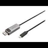 Digitus USB Type C to DisplayPort Bi-directional Adapter Cable (DB-300334-020-S)