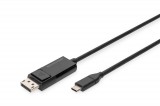 Digitus USB Type-C to DisplayPort male/male cable 2m Black AK-300334-020-S