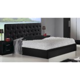 Dima DI Eva franciaágy keret, 160x200 cm - fekete