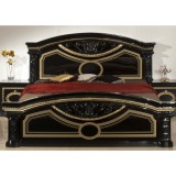 Dima DI Kate franciaágy keret - fekete-arany