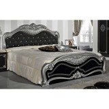 Dima DI Lucy Lux franciaágy keret - fekete-ezüst