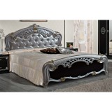 Dima DI Lucy Sibilla Lux franciaágy keret - fekete-ezüst