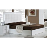 Dima DI Nour franciaágy keret - fehér