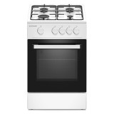 Dimarson DM-TG-5540 fehér, szabadonálló, gáz, főzőzóna: 4, sütő:60L, tűzhely (DM-TG-5540)