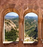 Dimex ARCH WINDOW fotótapéta, poszter, vlies alapanyag, 225x250 cm