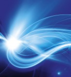 Dimex BLUE ABSTRACT fotótapéta, poszter, vlies alapanyag, 225x250 cm