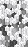 Dimex CUBE BLOCKS fotótapéta, poszter, vlies alapanyag, 150x250 cm