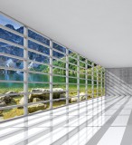 Dimex EMPTY INTERIOR fotótapéta, poszter, vlies alapanyag, 225x250 cm