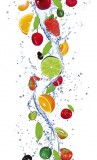 Dimex FRUITS IN WATER fotótapéta, poszter, vlies alapanyag, 150x250 cm